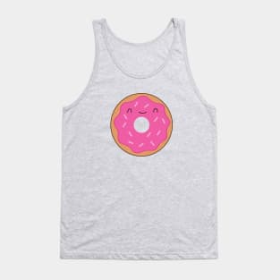 Kawaii and cute happy donut t-shirt Tank Top